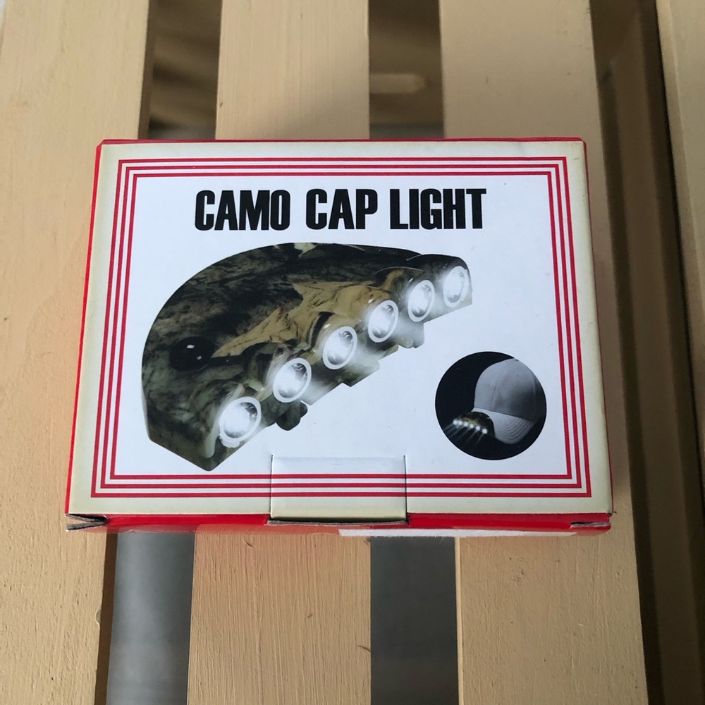 Camouflage Cap Light for Baseball Hat 💚🖤🤎 NWT Camo